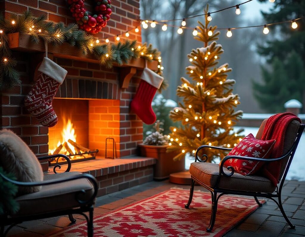 Cozy-Christmas-Patio-with-Outdoor-Fireplace-deocration-idea-21