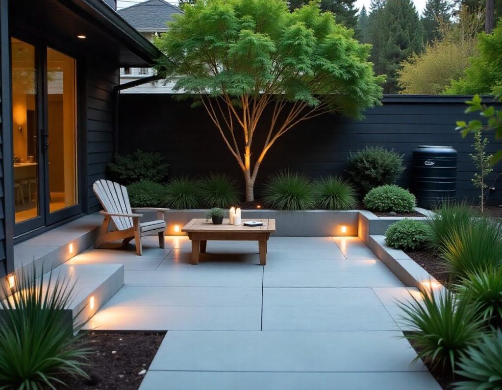 Eco-Friendly-Concrete-Patio-with-Solar-Lighting-backyard-design-idea-18