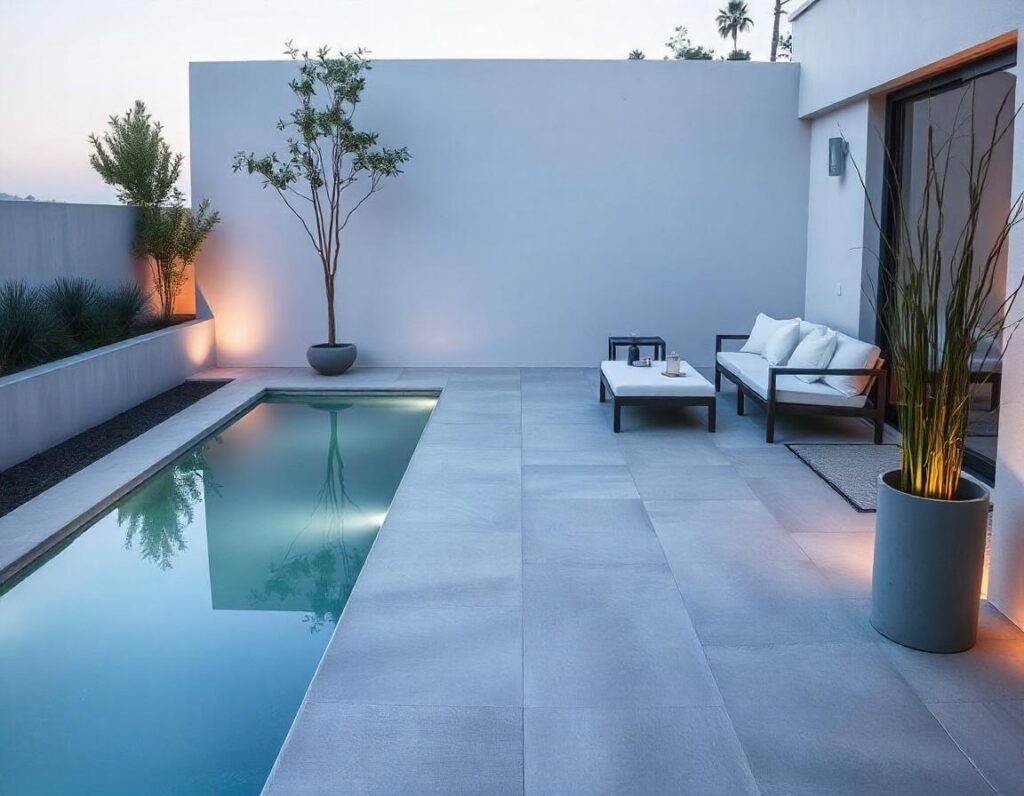 Modern-Concrete-Patio-with-Water-Feature-backyard-patio-design-idea-10