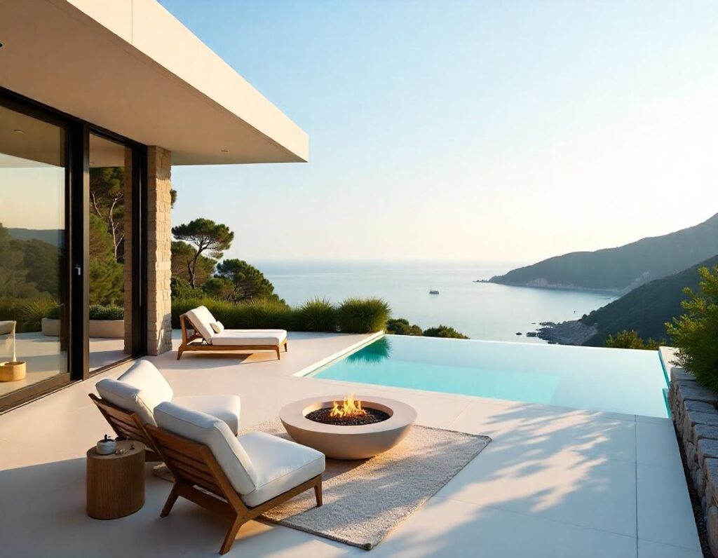 Modern-Patio-with-Infinity-Pool-backyard-design-idea-1