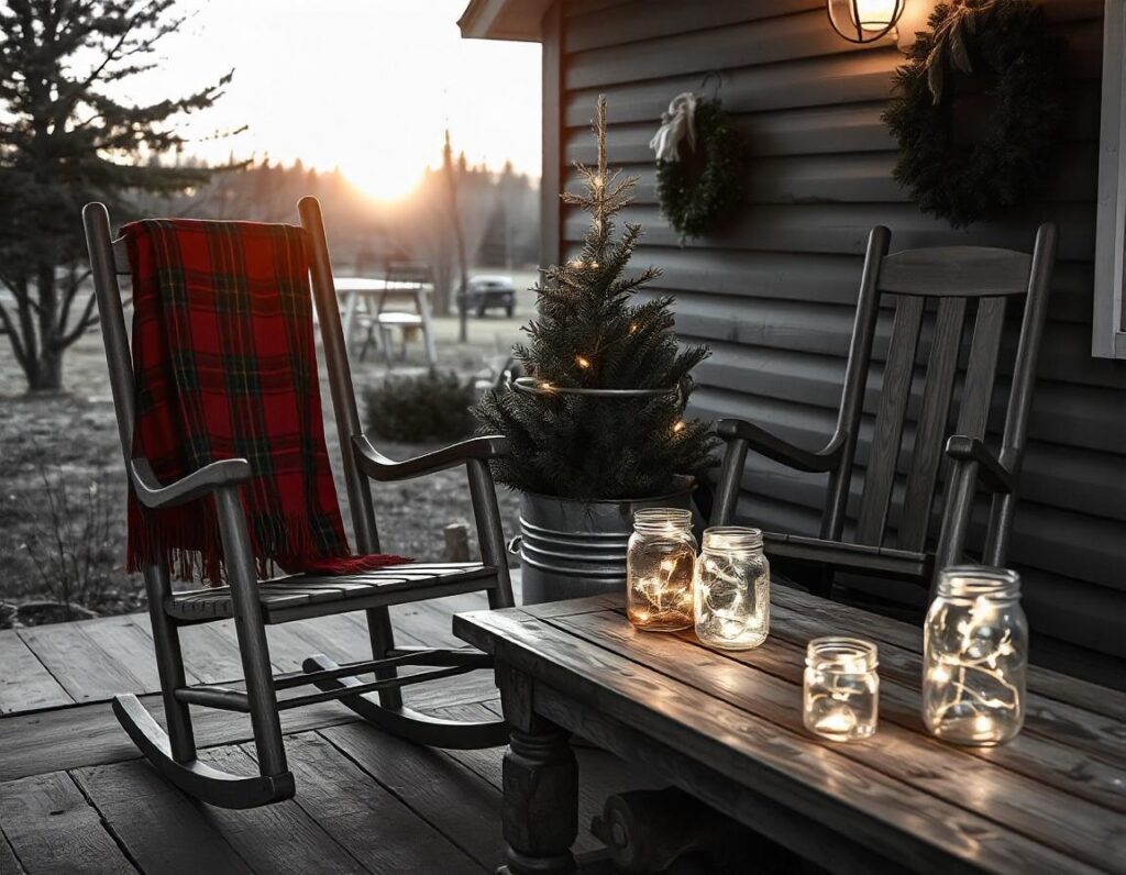 Rustic-Farmhouse-Christmas-Patio-decoration-idea-16