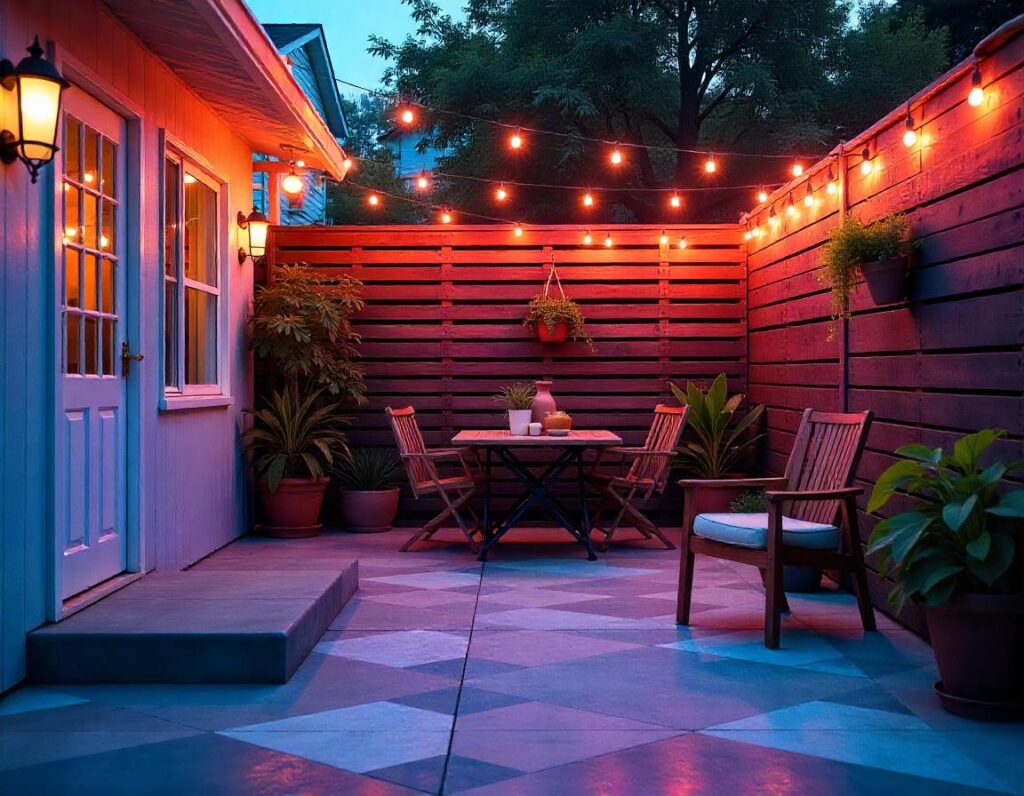 Budget-Friendly-Patio-with-Painted-Floor-design-idea-13