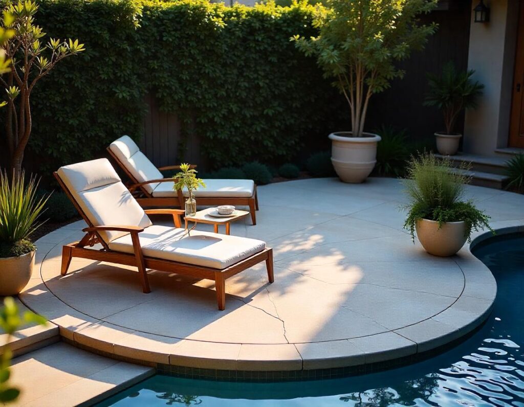 Circular-Concrete-Patio-with-Lounge-Chairs-design-idea-11