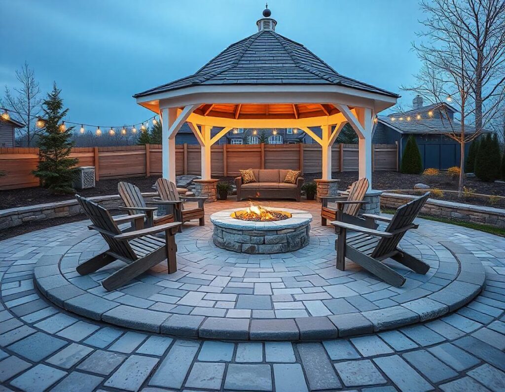 Circular-Stone-Patio-with-Gazebo-and-Fire-Pit-design-idea-5