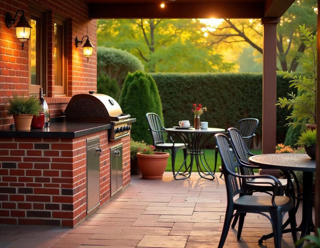 Compact-Outdoor-Kitchen-with-Brick-Accents-design-idea-4