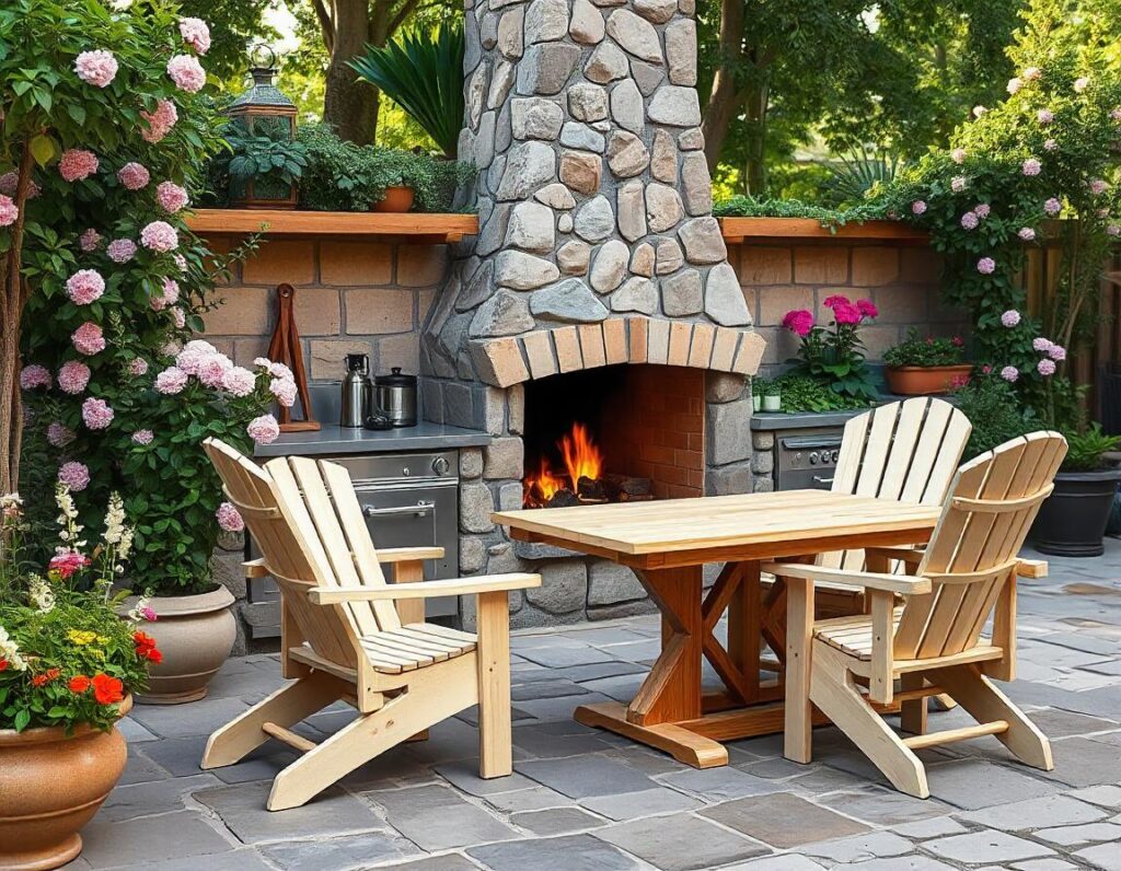 Cozy-Patio-Kitchen-with-Fireplace-design-idea-15