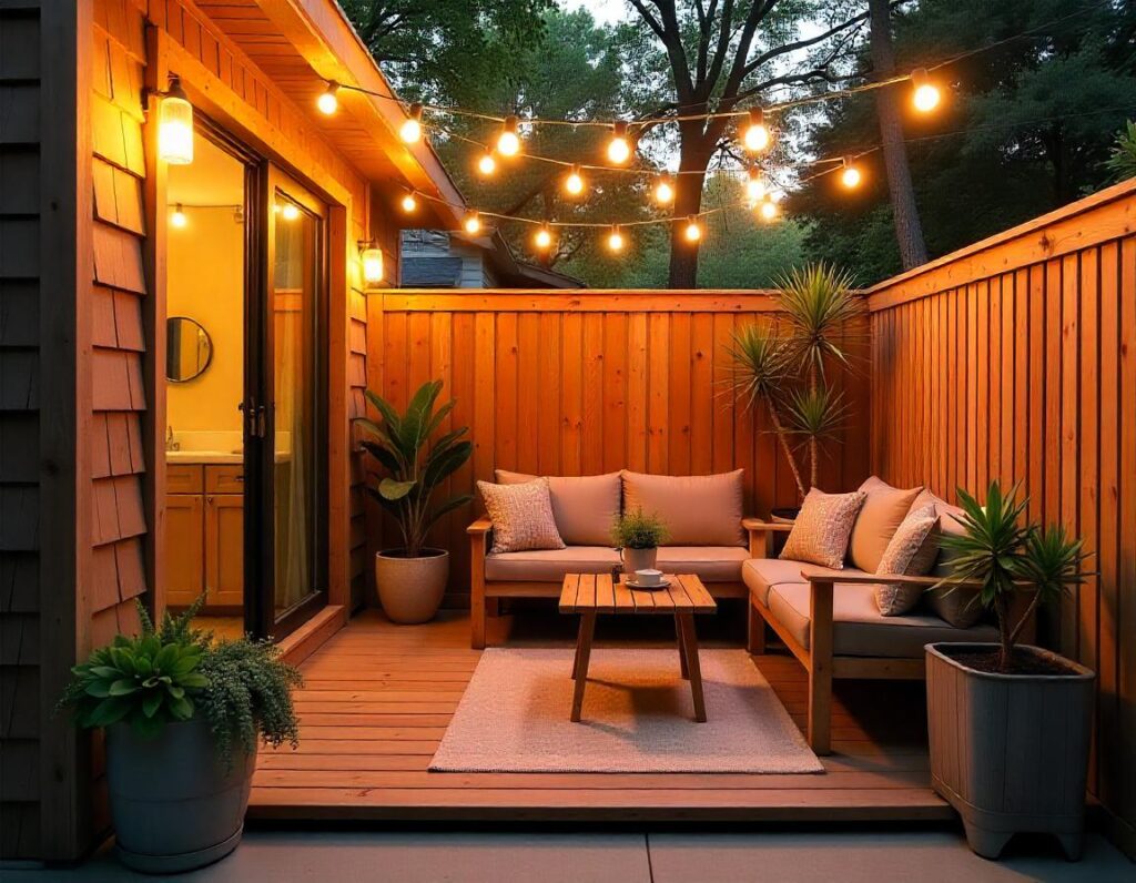 DIY-Deck-Patio-with-String-Lights-budget-design-idea-8