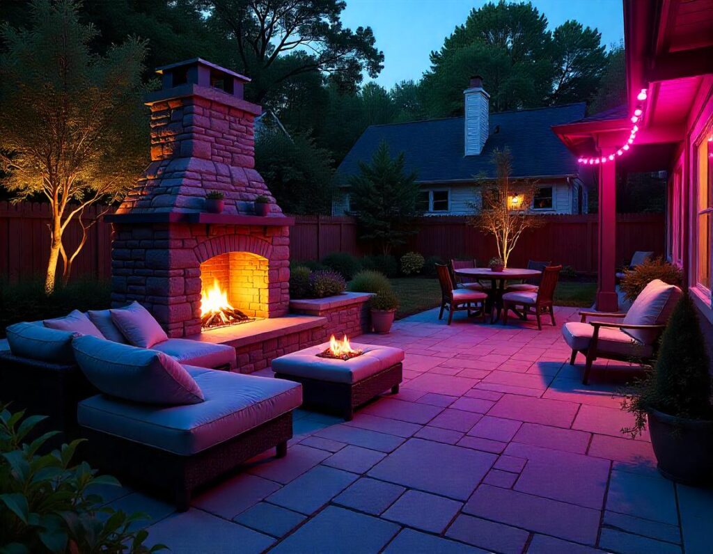 Flagstone-Patio-with-Built-In-Fireplace-design-idea-6