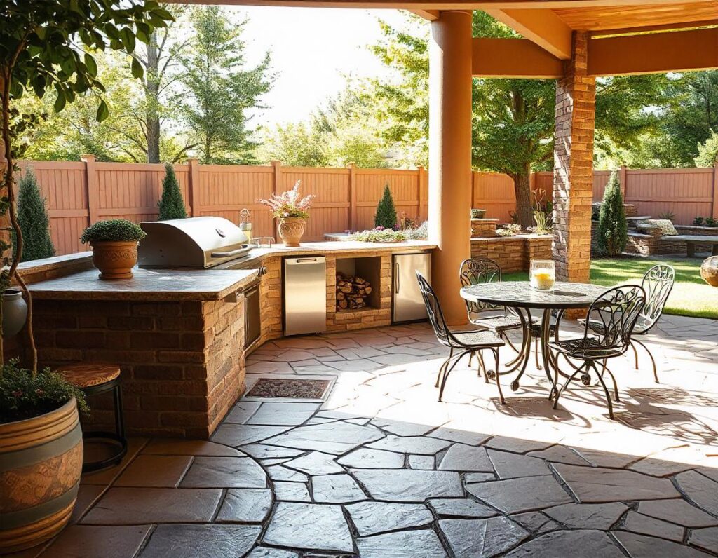 Flagstone-Patio-with-Outdoor-Kitchen-design-idea-12