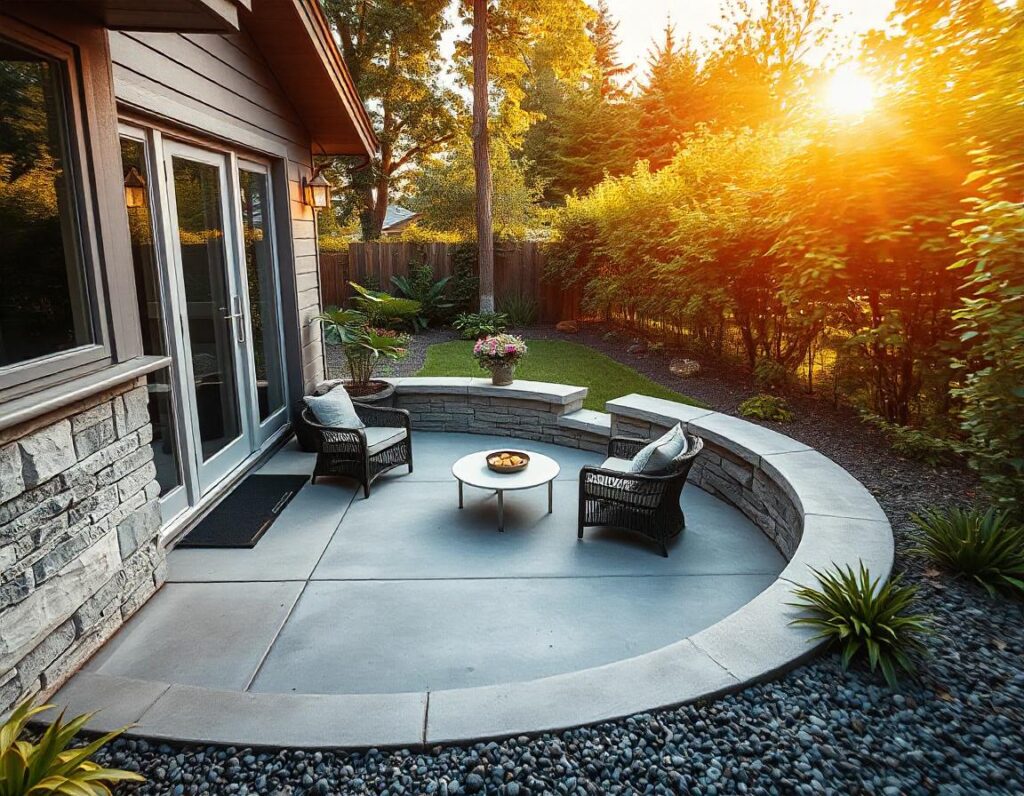 Half-Moon-Concrete-Patio-with-Garden-Border-design-idea-11