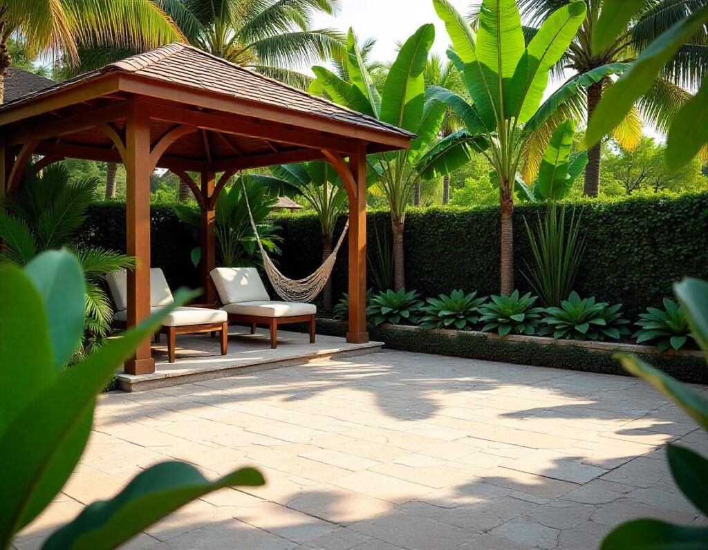 Large-Stone-Patio-with-Gazebo-and-Hammocks-design-idea-15