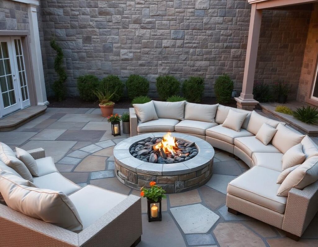 Large-Stone-Patio-with-Outdoor-Sectional-and-Fire-Pit-design-idea-20