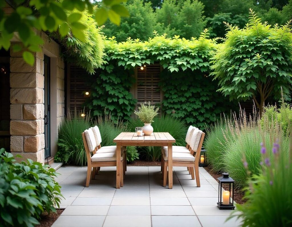 Lush-Greenery-Around-a-Stone-Patio-design-idea-1