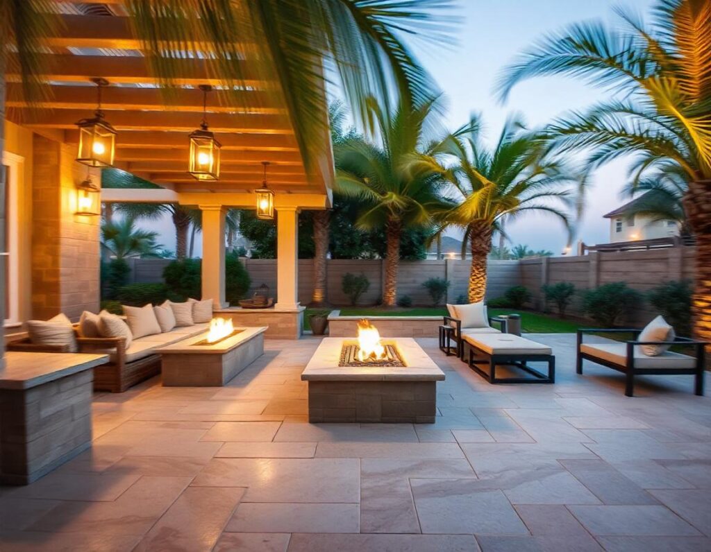 Luxury-Patio-with-a-Built-In-Fire-Pit-design-idea-4