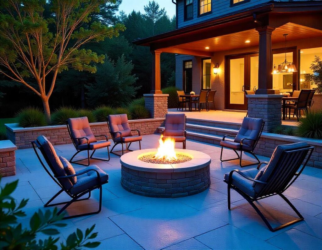 Multi-Level-Patio-with-Fire-Pit-Area-design-idea-8