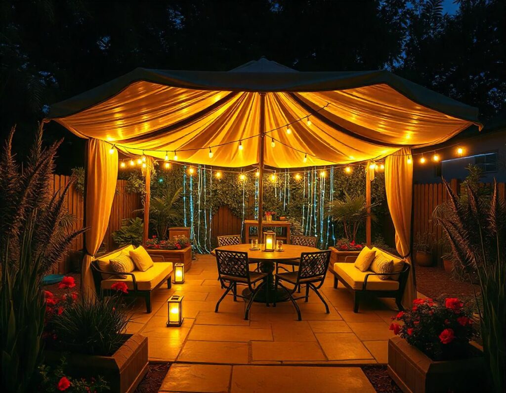 Octagonal-Concrete-Patio-with-Canopy-design-idea-19