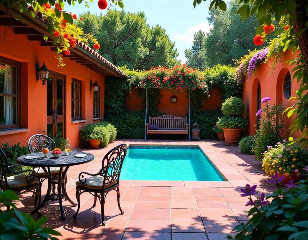 Patio-with-Pool-and-Floral-Garden-design-idea-22