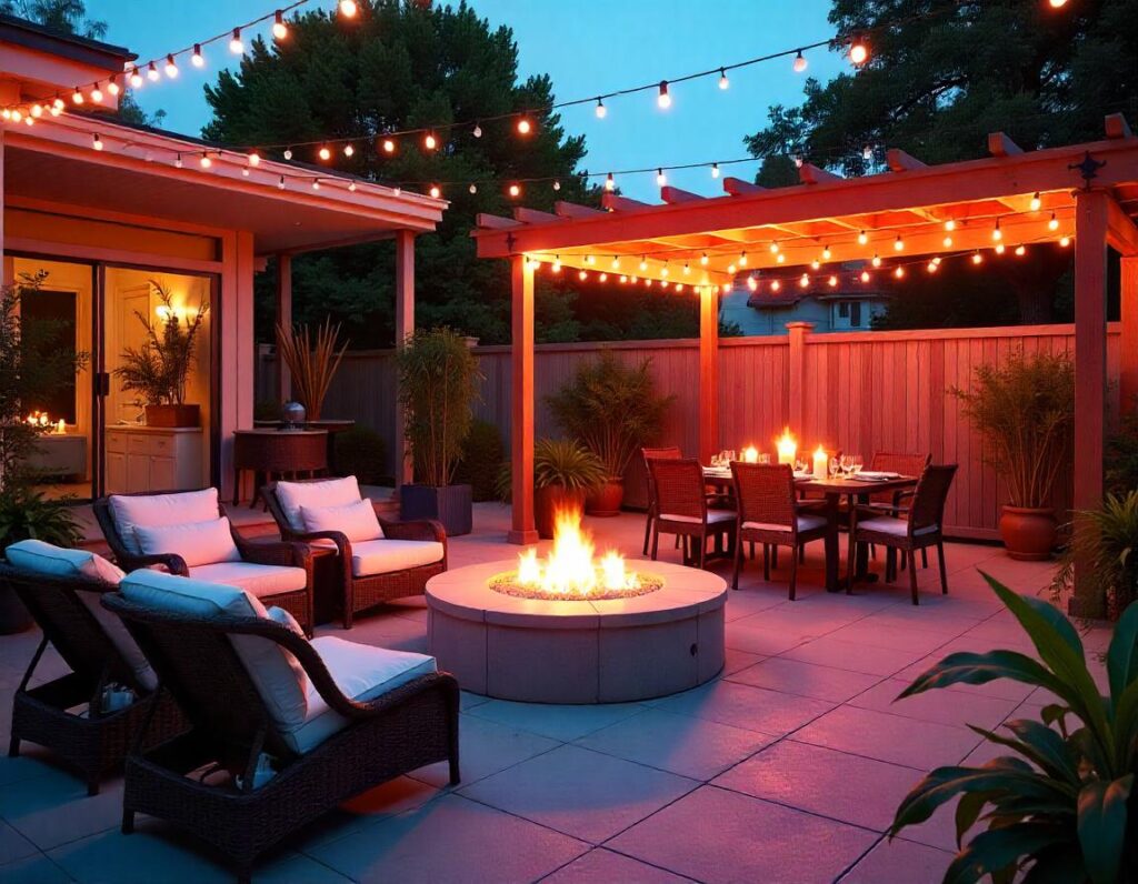 Patio-with-a-Fire-Pit-and-Outdoor-Dining-Area-design-idea-9