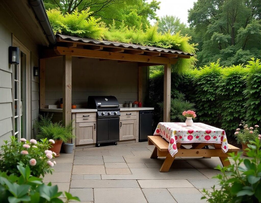 Rustic-Flagstone-Patio-with-Pergola-and-Barbecue-Area-design-idea-21