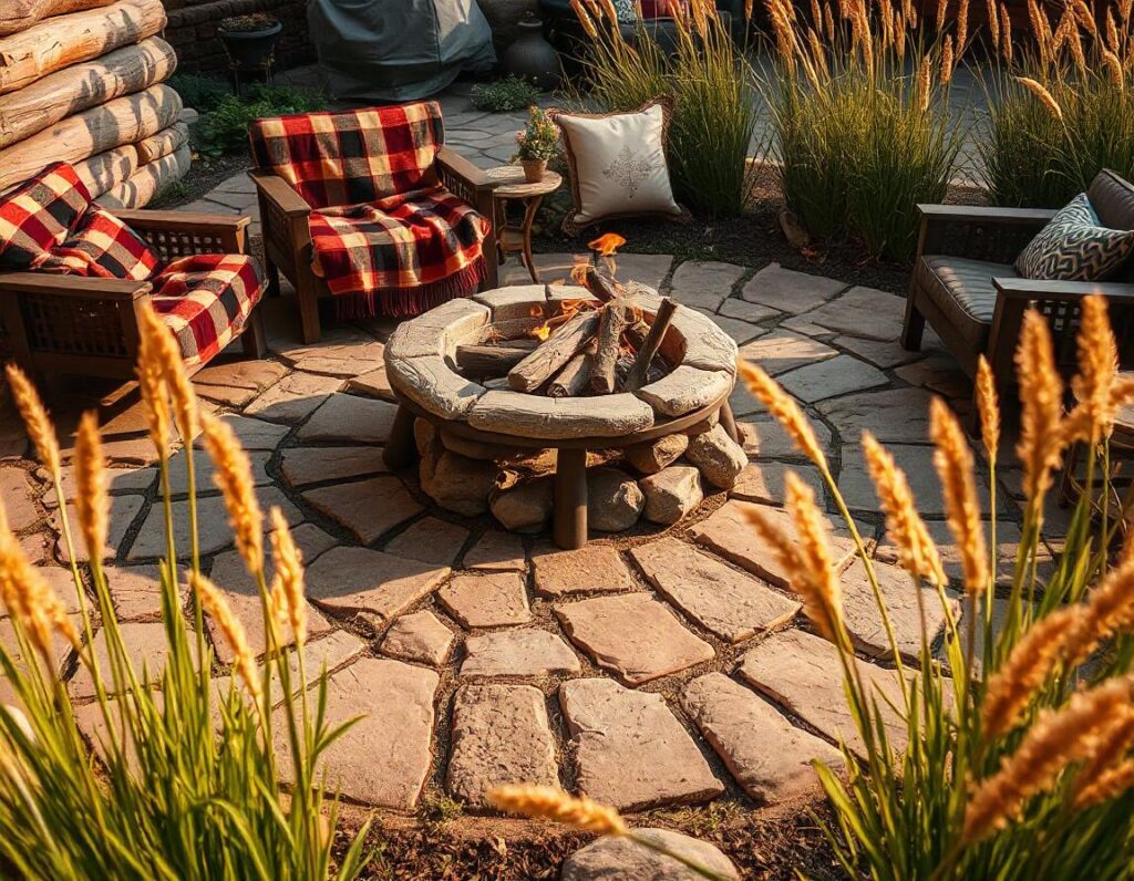 Rustic-Stone-Patio-with-Smokeless-Fire-Pit-design-idea-19