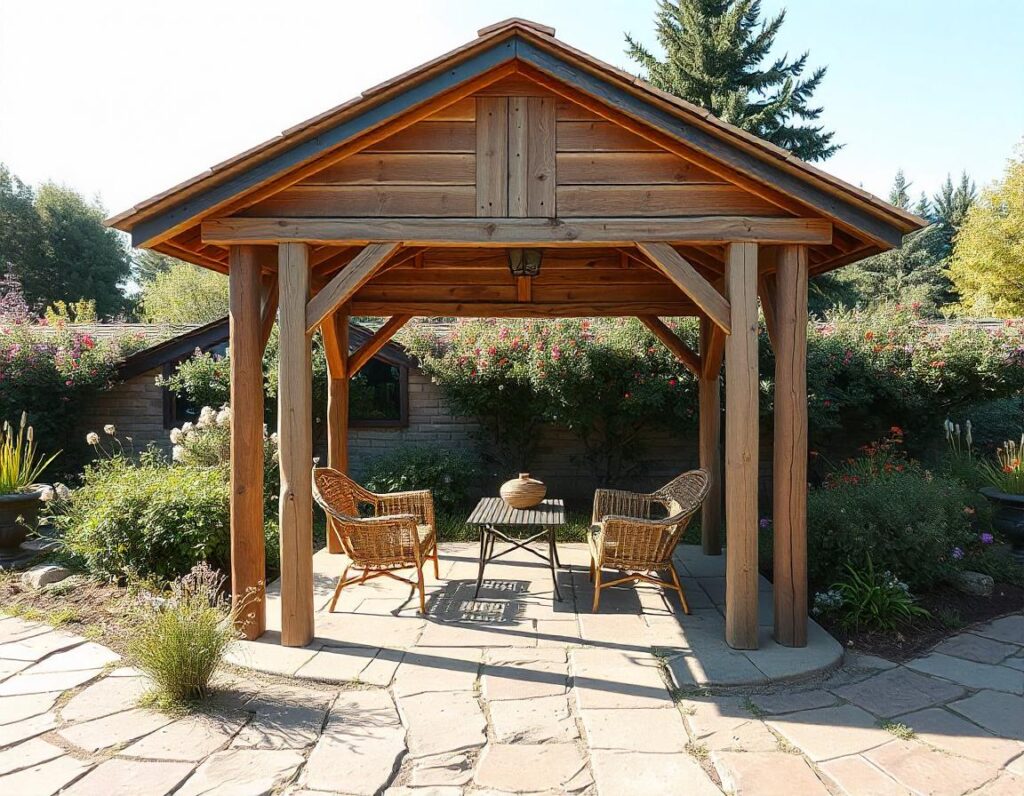 Rustic-Wooden-Gazebo-with-Stone-Pathway-design-idea-19