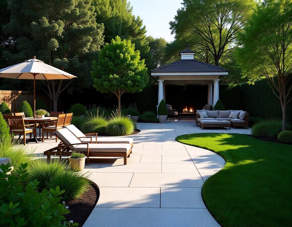 S-Shaped-Concrete-Patio-with-Pathway-Connection-design-idea-13