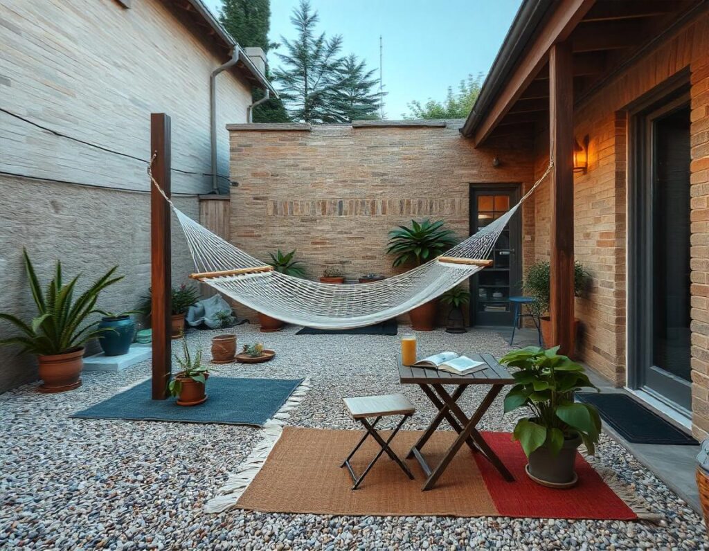 Simple-Patio-with-Hammock-and-Potted-Plants-budget-design-idea-15