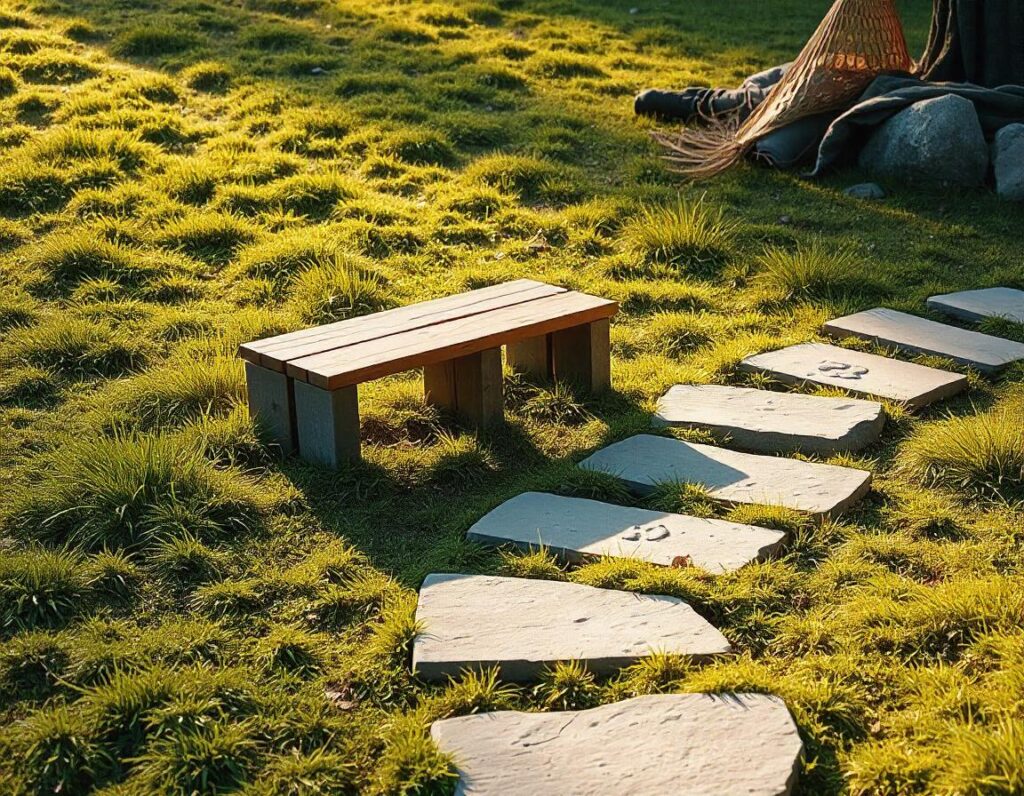 Stepping-Stone-Patio-with-Grass-Borders-design-idea-11