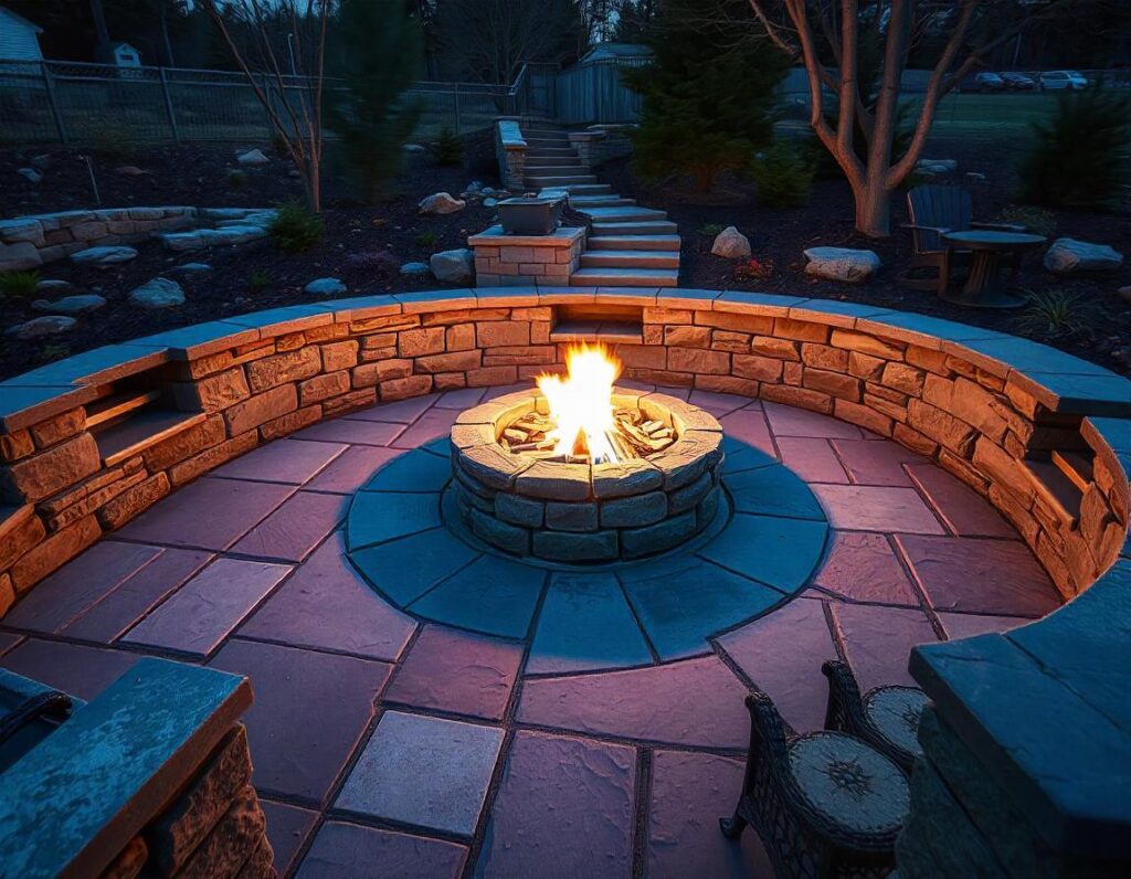 Stone-Patio-with-Built-In-Seating-and-Firewood-Storage-design-idea-18