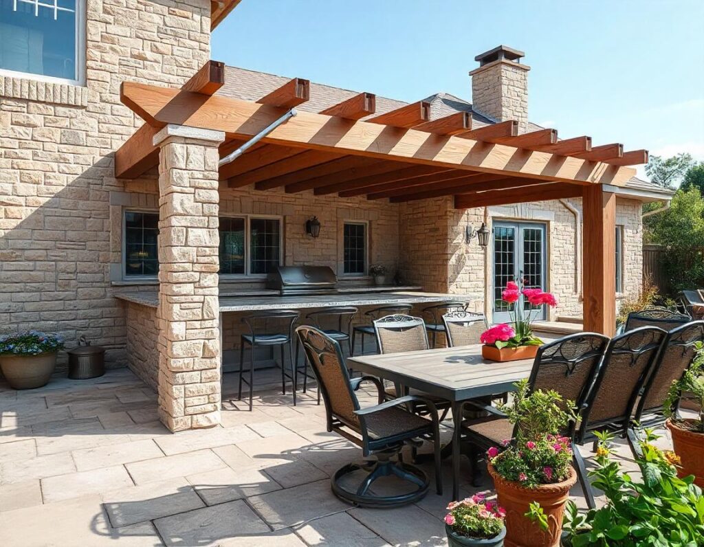 Stone-Patio-with-Pergola-and-Outdoor-Kitchen-design-idea-7