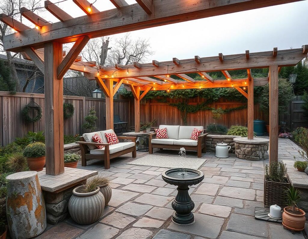 Stone-Patio-with-Wooden-Gazebo-design-idea-14