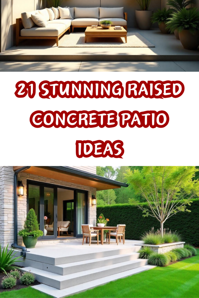 Stunning-Raised-Concrete-Patio-Ideas