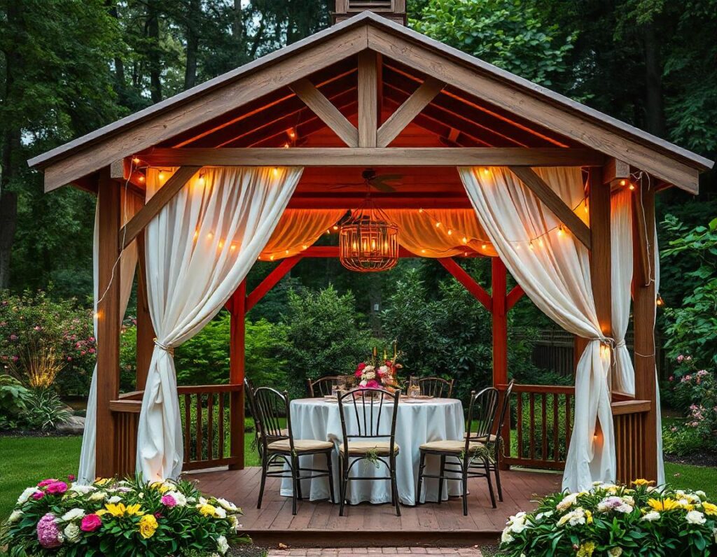 Traditional-Wooden-Gazebo-with-Curtains-design-idea-1